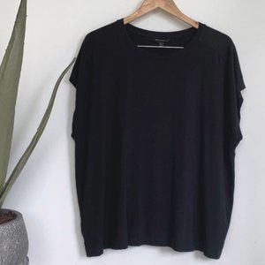 Banana Republic Dolman Sleeve Relaxed Fit T-shirt black XL